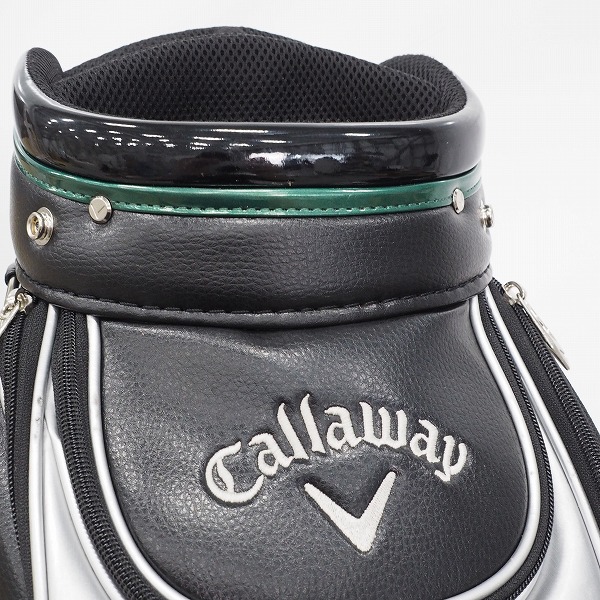 実際に弊社で買取させて頂いたCallaway/キャロウェイ ゴルフ 4分割 キャディバッグ ブラックｘシルバーの画像 4枚目
