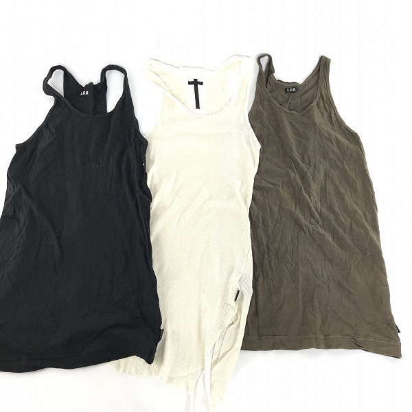 実際に弊社で買取させて頂いた【おまとめ】LGB/ルグランブルー バッククロス/レザー切替 等 レイヤード タンクトップの画像 1枚目
