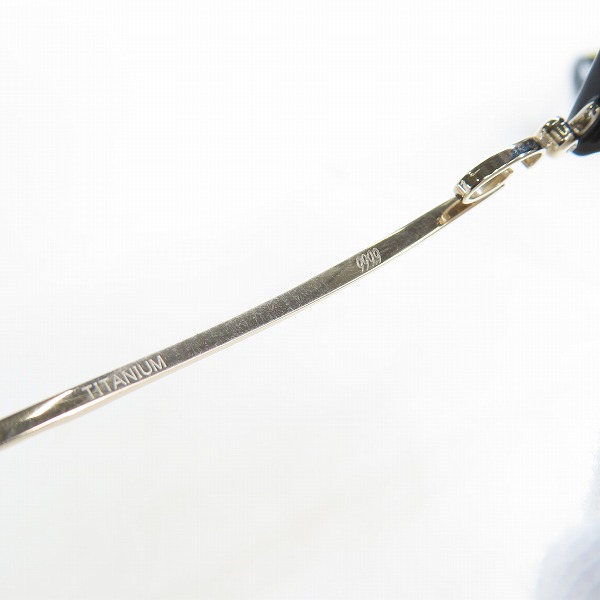 実際に弊社で買取させて頂いた999.9/フォーナインズ メガネフレーム アイウェア M-51の画像 6枚目