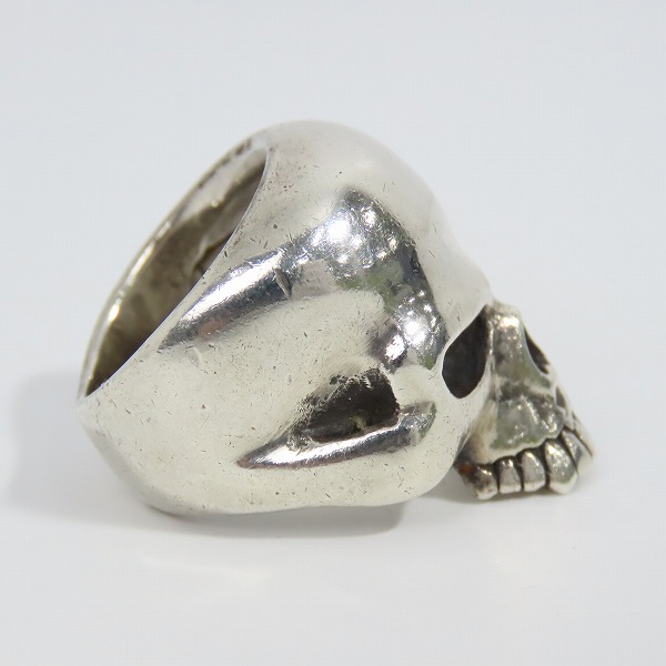実際に弊社で買取させて頂いたCRAZY PIG/クレイジーピッグ EVIL SKULL RING LARGE ラージエビルスカル リング 14号の画像 4枚目