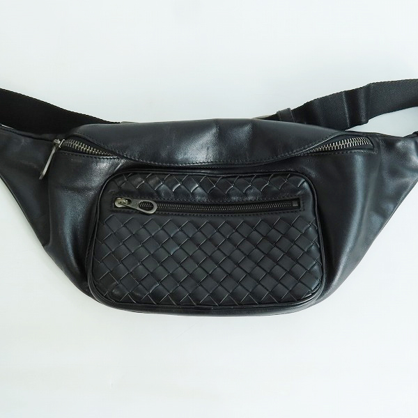 実際に弊社で買取させて頂いたBOTTEGA VENETA/ボッテガヴェネタ イントレチャート ベルトバッグ ボディバッグ 222310