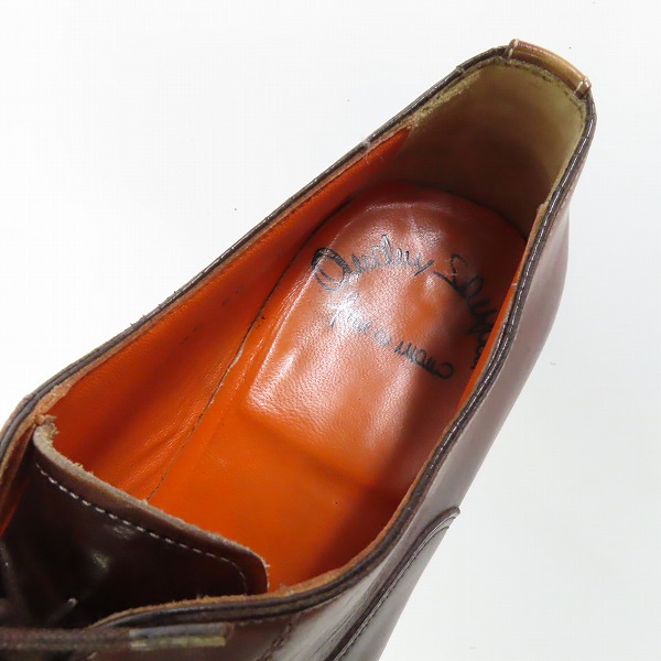実際に弊社で買取させて頂いたSantoni/サントーニ ストレートチップレザーシューズ 9096/7の画像 4枚目