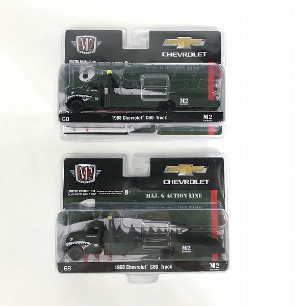 実際に弊社で買取させて頂いた【未開封含む】M2 MACHINES/M2マシーン 1968 シボレー C60 トラック/フォード エコノライン トラック 他 6点セットの画像 1枚目