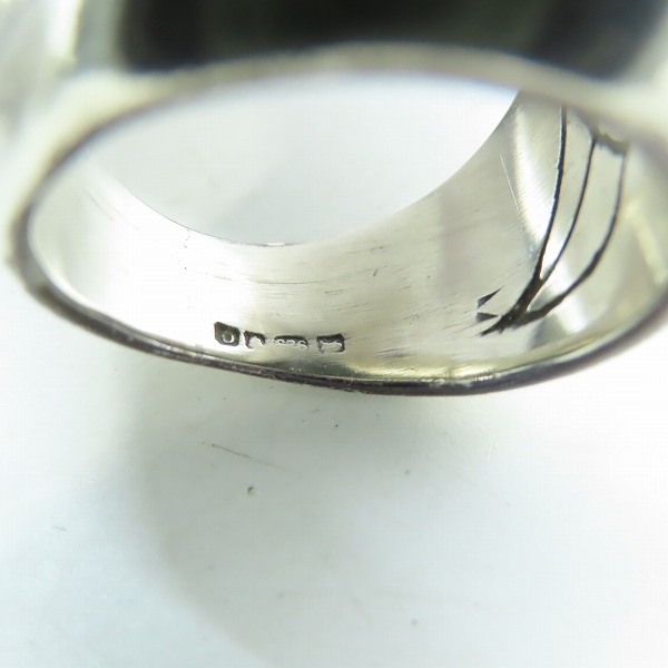 実際に弊社で買取させて頂いたCRAZY PIG/クレイジーピッグ ラージエビルスカルリング 17号の画像 5枚目