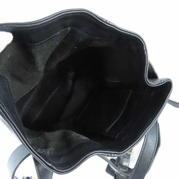 実際に弊社で買取させて頂いたCOACH/コーチ オールドコーチ カウハイドレザー ベルト 巾着ショルダーバッグ 4156の画像 4枚目