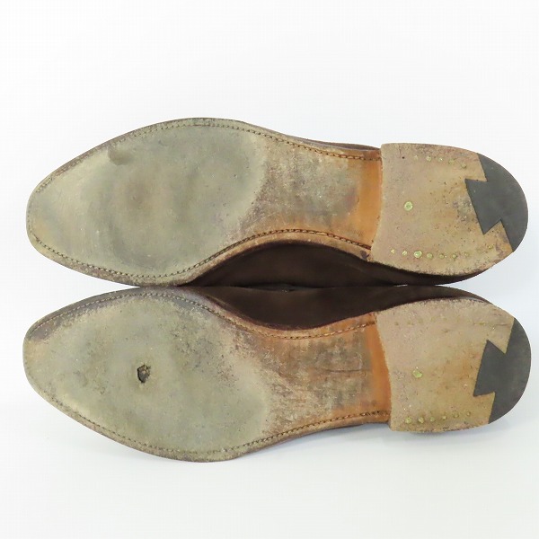 実際に弊社で買取させて頂いた【ジャンク】CROCKETT & JONES/クロケット＆ジョーンズ TEIGN ローファー/8.5Eの画像 2枚目