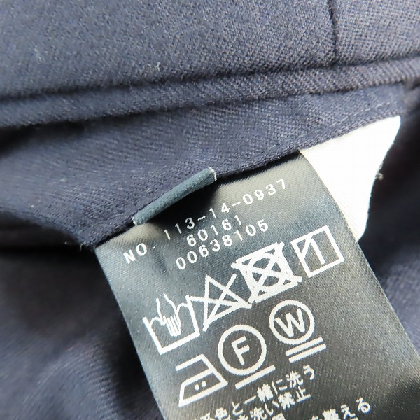 実際に弊社で買取させて頂いた【未使用】SHIPS/シップス ウール スラックスパンツ ネイビー 113-14-0937-7850 /50の画像 4枚目