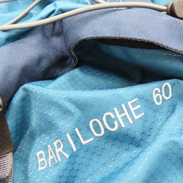 実際に弊社で買取させて頂いたAconcagua/アコンカグア BARILOCHE60/バリローチェ60 登山用 大型リュックサック ブルーの画像 6枚目