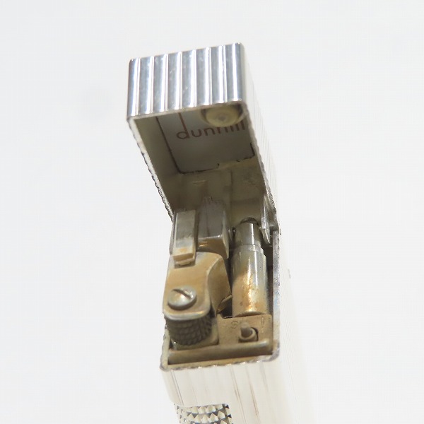 実際に弊社で買取させて頂いたDunhill/ダンヒル ガスライター サイドローラー ストライプ柄の画像 5枚目