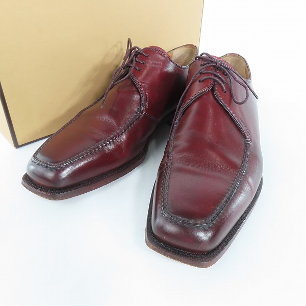 実際に弊社で買取させて頂いたSantoni/サントーニ セミスクエアトゥ レースアップシューズ 5527/7.5