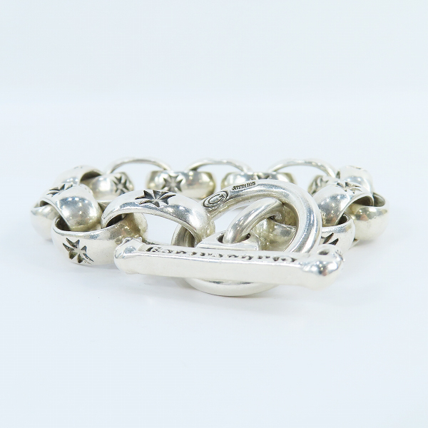 実際に弊社で買取させて頂いた【ギャラ付き】Gabor/ガボール ALL H.W.O リンク ブレスレットの画像 3枚目