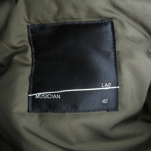 実際に弊社で買取させて頂いたLAD MUSICIAN/ラッドミュージシャンモッズコート 2209-355 /42の画像 2枚目