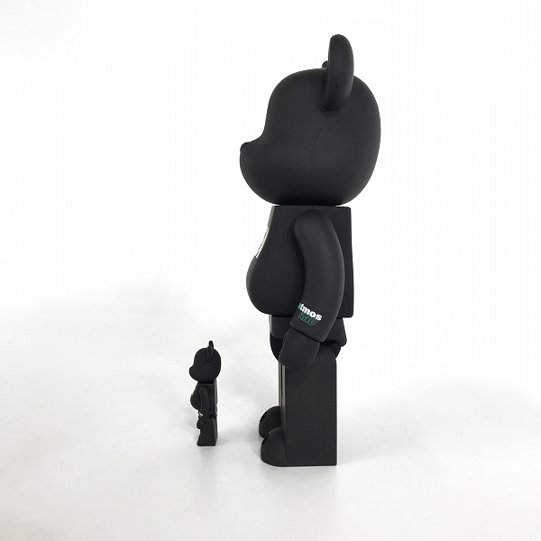 実際に弊社で買取させて頂いたMEDICOM TOY/メディコムトイ BE@RBRICK×atmos×STAPLE #3/ベアブリック×アトモス×ステイプル 100％ & 400％の画像 2枚目