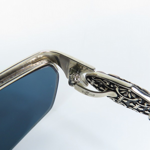 実際に弊社で買取させて頂いたA'rossvy/ロズヴィー シルバー925 パーツ ハーフリム サングラス/アイウェア 209251609の画像 4枚目