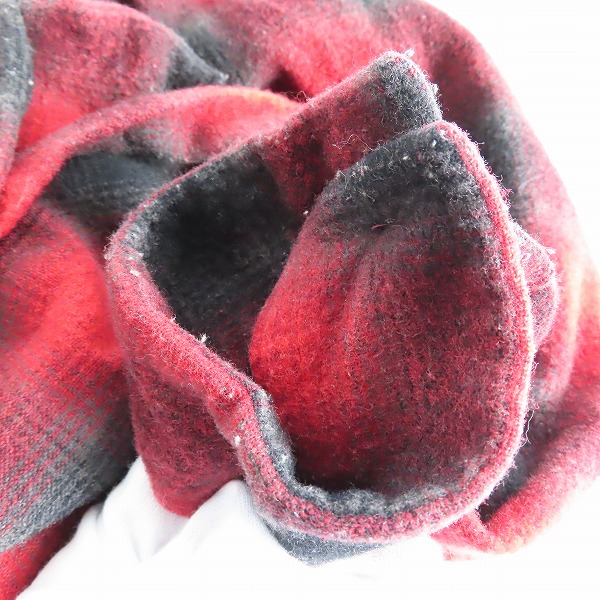 実際に弊社で買取させて頂いたJOHN LAWRENCE SULLIVAN/ジョンローレンスサリバン 長袖チェックシャツ ウール 3B004 16-23/Lの画像 4枚目