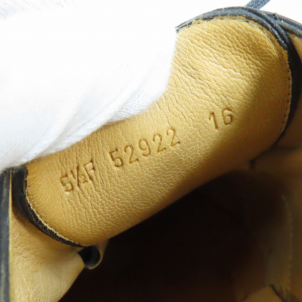 実際に弊社で買取させて頂いたPARABOOT/パラブーツ CHAMBORD/シャンボード Uチップ レザーシューズ 52922 5.5Fの画像 5枚目