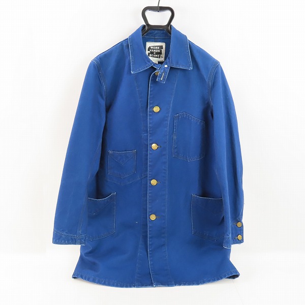 実際に弊社で買取させて頂いたWORK HANDS×BEAMS/ワークハンズ×ビームス 東急ハンズ インディゴ シャツジャケット/40