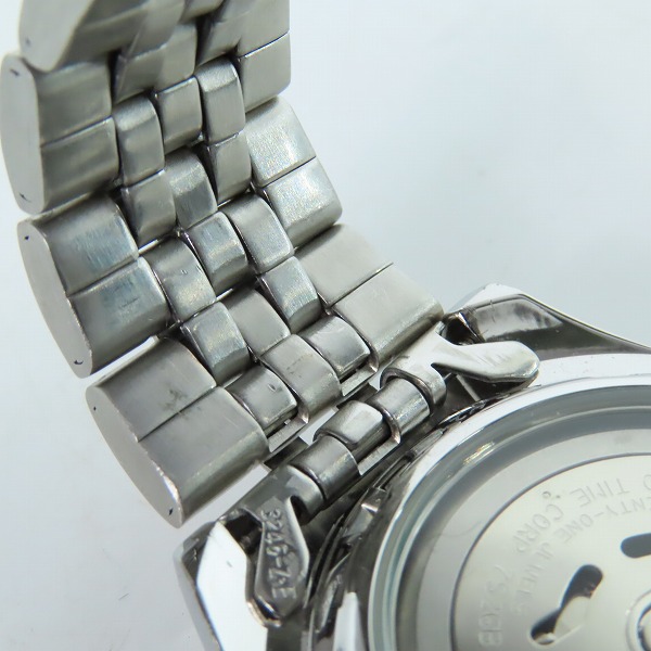 実際に弊社で買取させて頂いたSEIKO/セイコー 5/ファイブ AUTOMATIC 21 JEWELS ST.STEEL 自動巻き 腕時計 7S26-01V0の画像 7枚目
