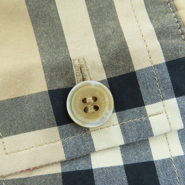 実際に弊社で買取させて頂いたBURBERRY/バーバリー チェックシャツ THTHAGAR129SAM 8020863/Mの画像 7枚目
