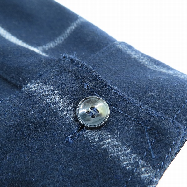 実際に弊社で買取させて頂いたA.P.C./アーペーセー ヘビーウェイト チェックシャツ Sの画像 5枚目