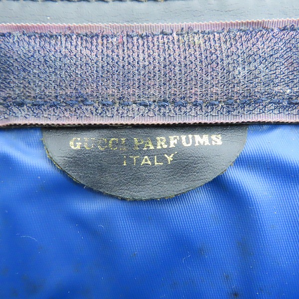 実際に弊社で買取させて頂いたGUCCI/グッチ オールド クラッチバッグ ポーチ シェリーライン GG柄の画像 4枚目