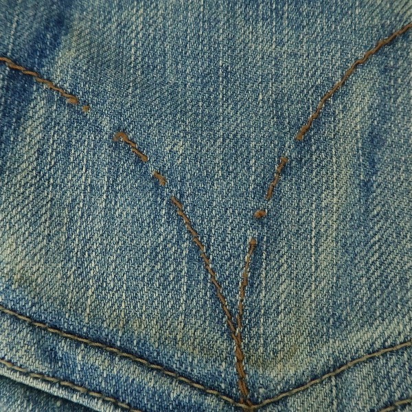 実際に弊社で買取させて頂いたHYSTERICS/ヒステリックス ダメージ加工 デニム パンツ 3AP-4944 Mの画像 9枚目