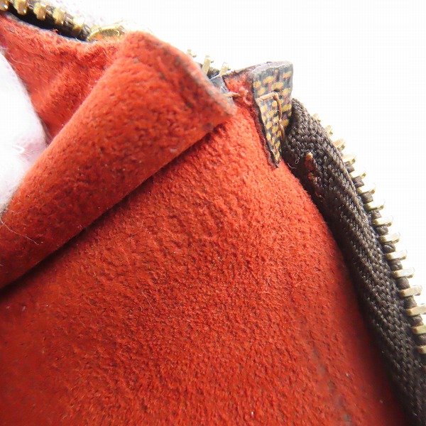 実際に弊社で買取させて頂いたLOUIS VUITTON/ルイヴィトン ダミエ・エベヌ マレ用付属ポーチ ネックストラップ付きの画像 5枚目