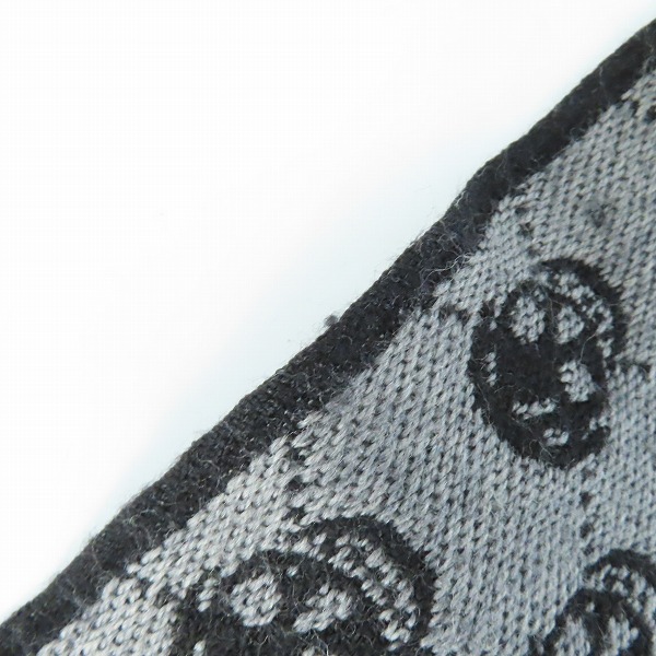 実際に弊社で買取させて頂いたALEXANDER MQUEEN/アレキサンダーマックイーン スカル マフラー の画像 8枚目