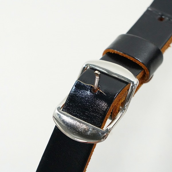 実際に弊社で買取させて頂いたFERNANDES/フェルナンデス レザーストラップ ギターストラップ ベースストラップ ブラック系の画像 7枚目