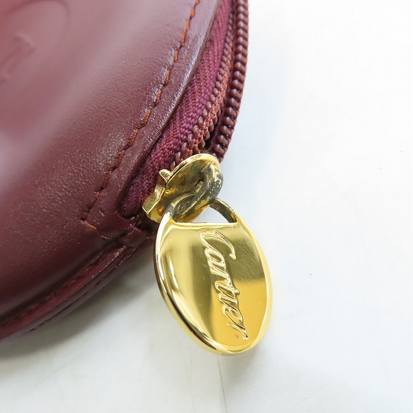 実際に弊社で買取させて頂いたCartier/カルティエ マストライン レザー コインケースの画像 5枚目