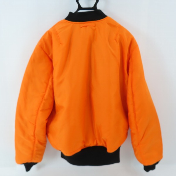 実際に弊社で買取させて頂いたAlpha Industries/アルファ インダストリー リバーシブル フライトジャケット MA-1 IDEALジップ MIL-J-82790J /Lの画像 3枚目