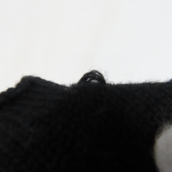 実際に弊社で買取させて頂いたSAINT LAURENT PARIS/サンローランパリ ロゴプレート ウールグローブ/手袋 /S(8)の画像 9枚目