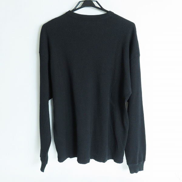 実際に弊社で買取させて頂いたDESCENDANT/ディセンダント 胸ポケット 長袖 サーマルカットソー ブラック/2の画像 1枚目