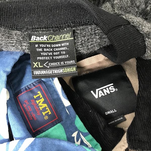 実際に弊社で買取させて頂いた【おまとめ】ティーエムティー/バンズ/バックチャンネル 等 セーター/半袖シャツ/ジャケット 他の画像 1枚目