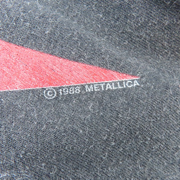実際に弊社で買取させて頂いたMETALLICA/メタリカ and justice for all ヴィンテージ バンT/Lの画像 4枚目