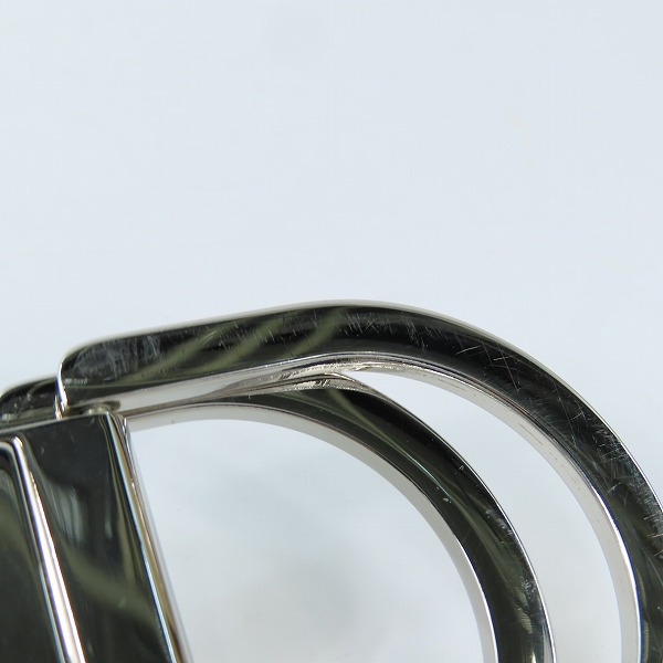 実際に弊社で買取させて頂いたBVLGARI/ブルガリ キャンバスベルト シルバーバックル 44/110の画像 4枚目