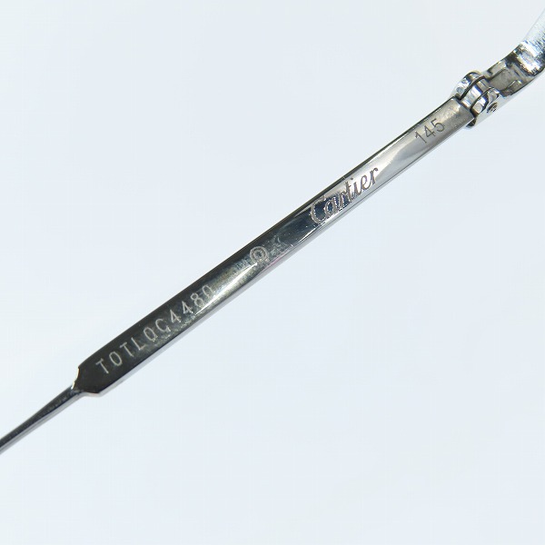 実際に弊社で買取させて頂いたCartier/カルティエ 度入り眼鏡/メガネフレーム/アイウェア CT0020Oの画像 6枚目