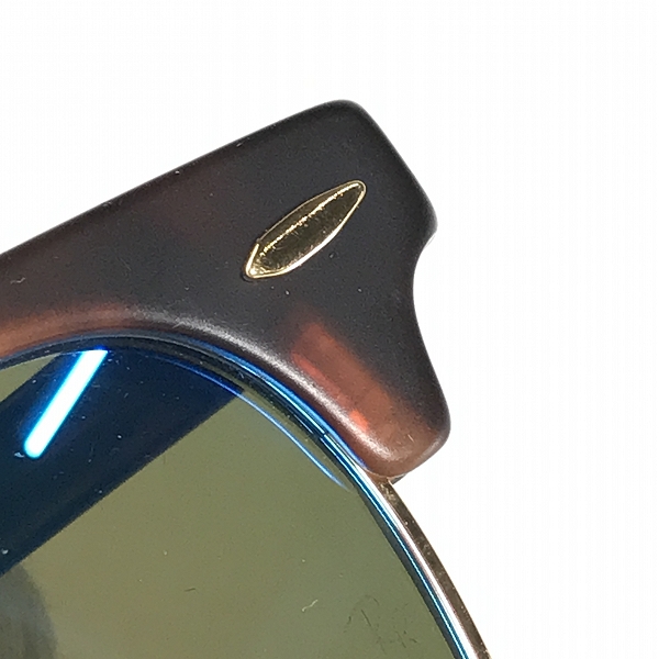 実際に弊社で買取させて頂いたRay-Ban/レイバン CLUBMASTER/クラブマスター ミラーレンズ サングラス/アイウェア RB3016 1145/17の画像 7枚目