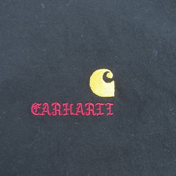 実際に弊社で買取させて頂いたWACKO MARIA×Carhartt/ワコマリア×カーハート AMERICAN SCRIPT/アメリカンスクリプト ロゴ刺繍 半袖Tシャツ/Mの画像 7枚目