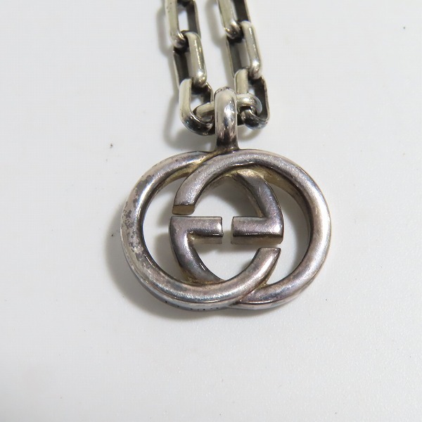 実際に弊社で買取させて頂いたGUCCI/グッチ インターロッキング GGロゴ ネックレスの画像 2枚目