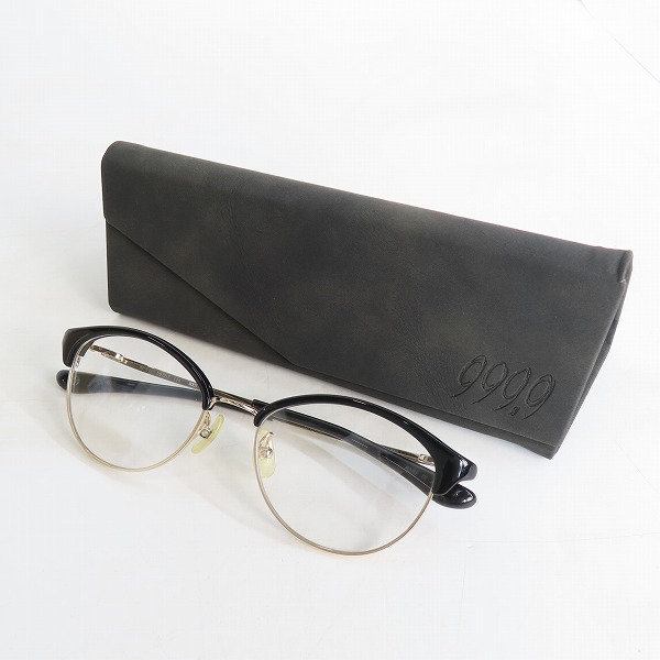 実際に弊社で買取させて頂いた999.9/フォーナインズ メガネフレーム アイウェア M-51の画像 8枚目