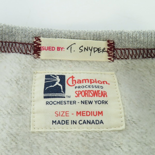 実際に弊社で買取させて頂いたChampion×TODD SNYDER/チャンピオン×トッドスナイダー ポケット スウェット シャツ/Mの画像 2枚目