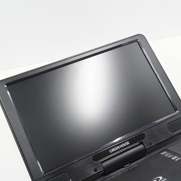 実際に弊社で買取させて頂いたGREEN HOUSE/グリーンハウス 11N1PBD 2019年製 11.4インチ ポータブルブルーレイプレーヤー 動作確認済みの画像 3枚目