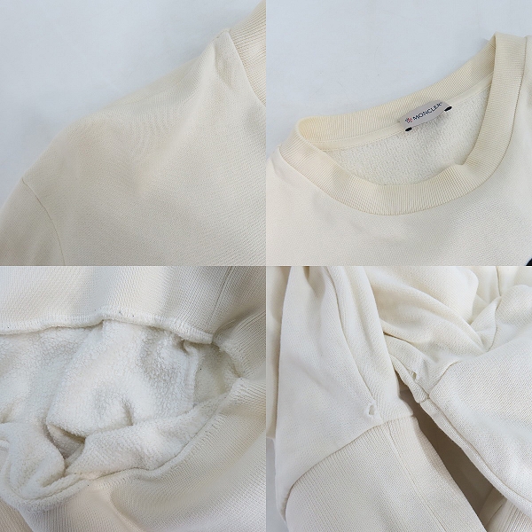 実際に弊社で買取させて頂いた【JPタグ】MONCLER/モンクレール MAGLIA GIROCOLLO ベロア ロゴ ワッペン スウェットシャツ G20918G00048/Lの画像 8枚目
