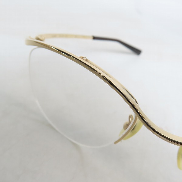 実際に弊社で買取させて頂いた999.9/フォーナインズ メガネフレーム アイウェア S-846Tの画像 7枚目