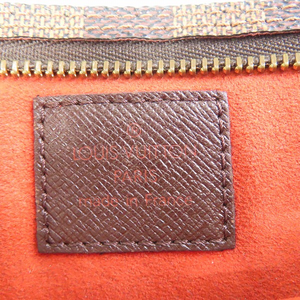 実際に弊社で買取させて頂いたLOUIS VUITTON/ルイヴィトン ダミエ・エベヌ マレ用付属ポーチ ネックストラップ付きの画像 4枚目