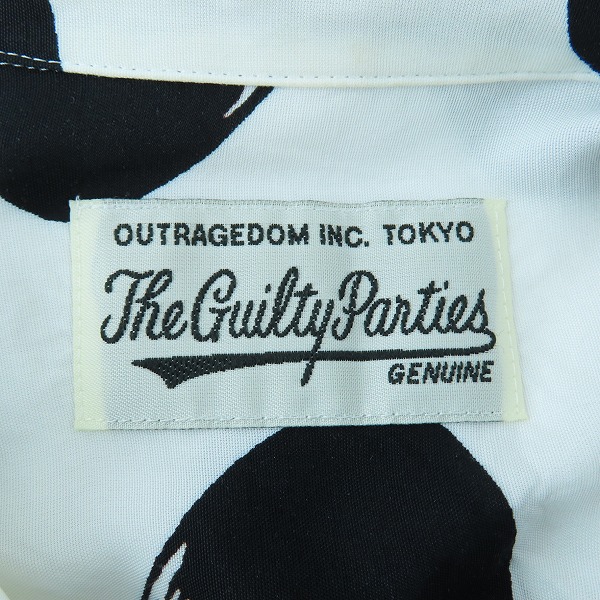 実際に弊社で買取させて頂いたWACKO MARIA /ワコマリア HAWAIIAN SHIRT レコードアロハシャツ Sの画像 2枚目