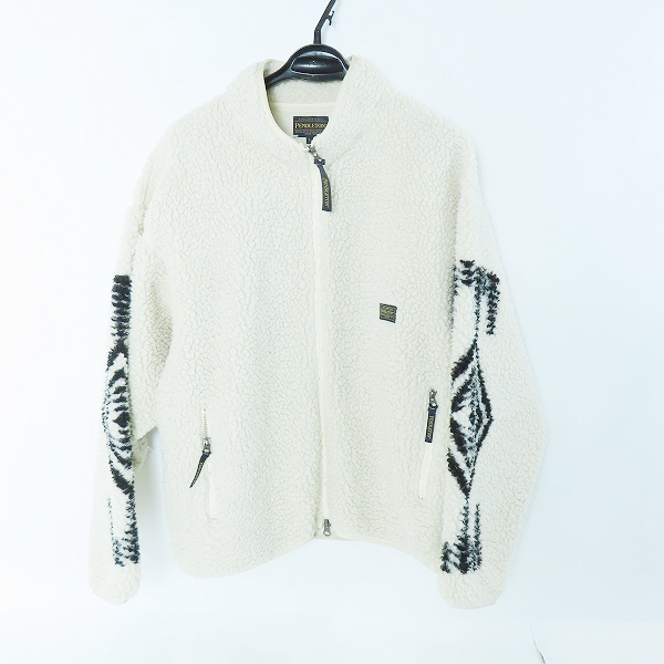実際に弊社で買取させて頂いたPENDLETON/ペンドルトン ボア フリースジャケット ホワイト/L