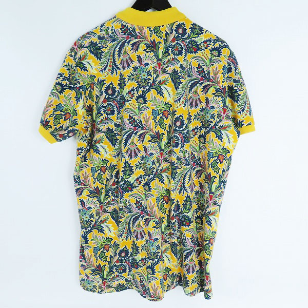 実際に弊社で買取させて頂いた【未使用】ETRO/エトロ 花柄 総柄 ポロシャツ/イエロー/3XLの画像 1枚目