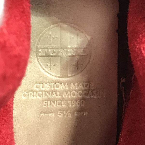 実際に弊社で買取させて頂いたFUNNY/ファニー コンチョ付き モカシンブーツ/5.5の画像 5枚目